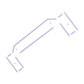 Operating Unit Screen - 140205103017 Panel Bottom Glass Ushap [Electrolux Aeg]